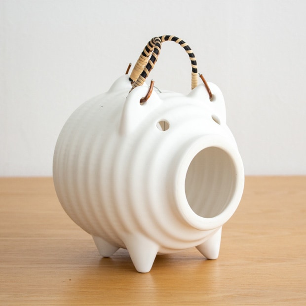 かもしか道具店 蚊遣りブタ かやりぶた 萬古焼