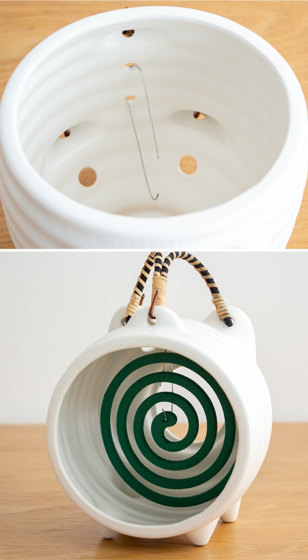 かもしか道具店 蚊遣りブタ かやりぶた 萬古焼