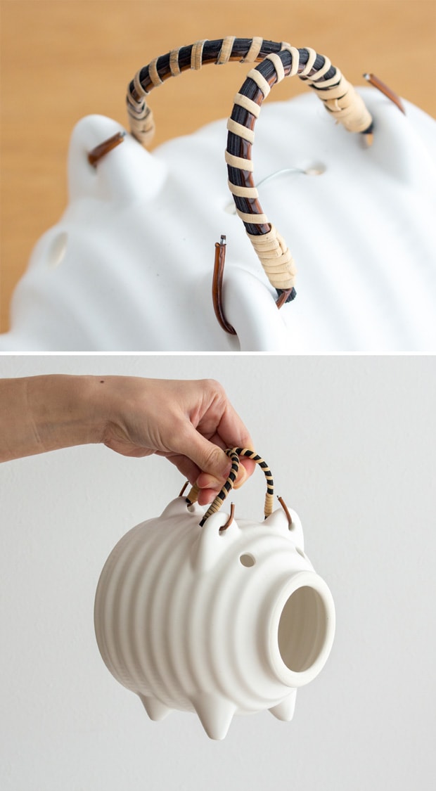 かもしか道具店 蚊遣りブタ かやりぶた 萬古焼