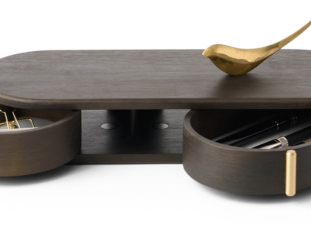 GUDEE 小物入れ 引き出し 卓上収納 回転収納 文房具 木製 竹 真ちゅう アルミ ORSON Desktop Storage GudeeLife　GUDEE