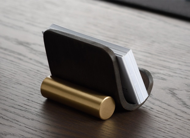 GUDEE カードスタンド 名刺スタンド 名刺立て カードホルダー 卓上 木製 竹 真ちゅう アルミ ORSON Business card holder GudeeLife