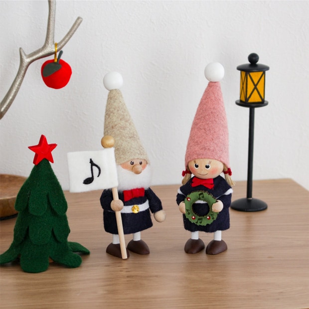 ノルディカニッセ フェルトツリー 小 クリスマスツリー NORDIKA nisse クリスマス 雑貨 木製 人形 北欧 NRD120277