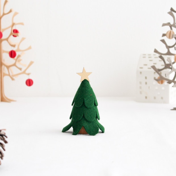 ノルディカニッセ フェルトツリー 金 クリスマスツリー NORDIKA nisse クリスマス 雑貨 木製 人形 北欧 NRD120492