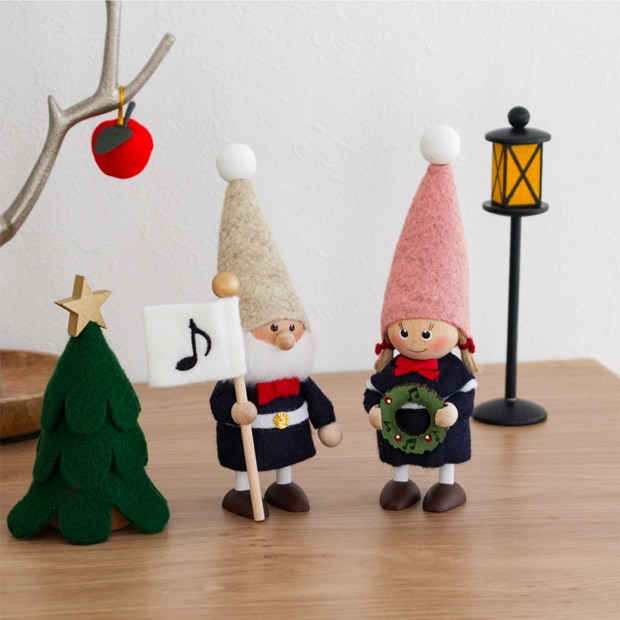 ノルディカニッセ フェルトツリー 金 クリスマスツリー NORDIKA nisse クリスマス 雑貨 木製 人形 北欧 NRD120492