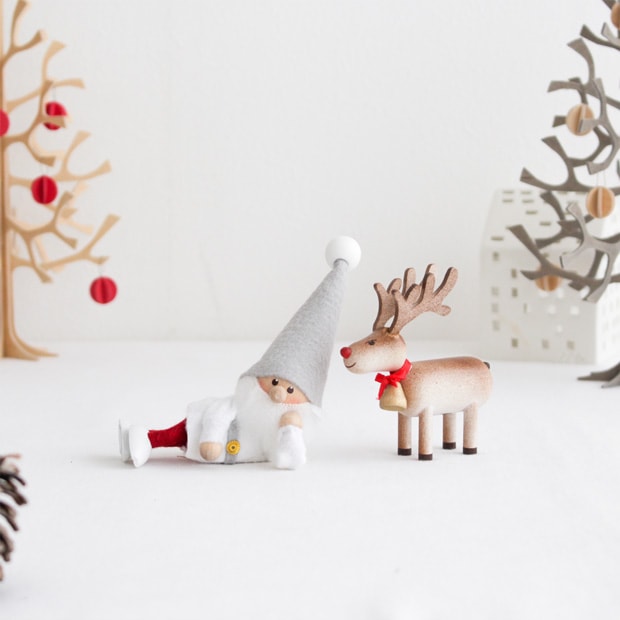 ノルディカニッセ ひとやすみサンタ サイレントナイト ＋ トナカイ セット 2点セット NORDIKA nisse クリスマス