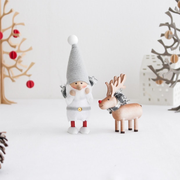 ノルディカニッセ スカーフサンタ サイレントナイト ＋ トナカイ セット 2点セット NORDIKA nisse クリスマス
