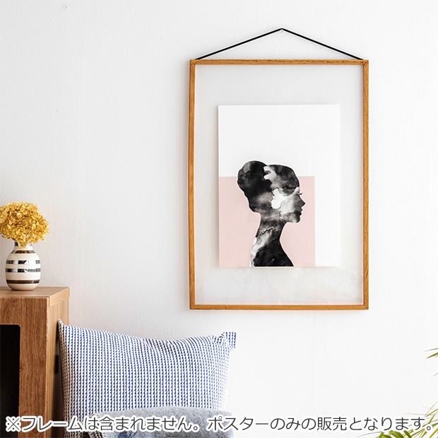 ポスター 30×40 CARO CARO PRINTS Modern Silhouette Art Print