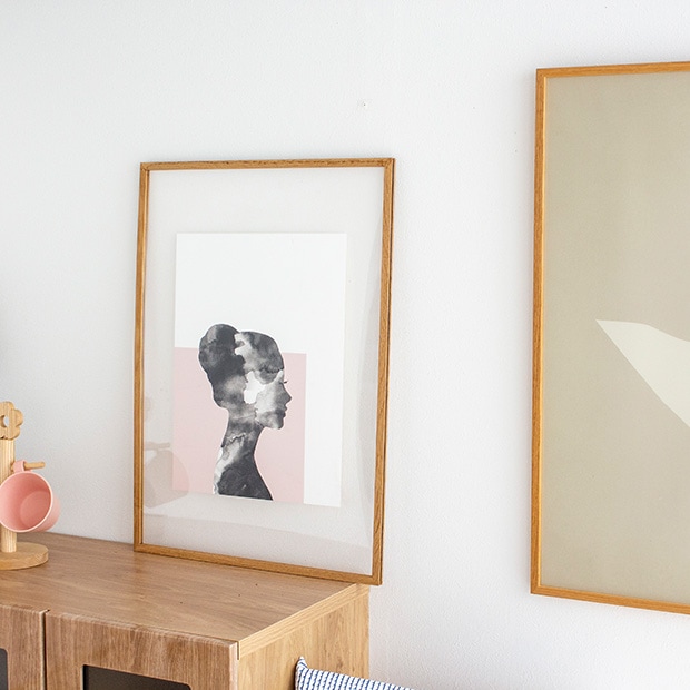 ポスター 30×40 CARO CARO PRINTS Modern Silhouette Art Print