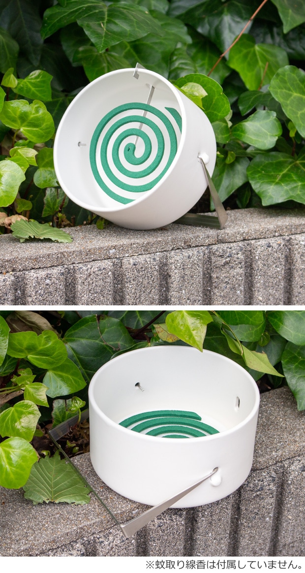 かもしか道具店 蚊やりスタンド 陶器 萬古焼