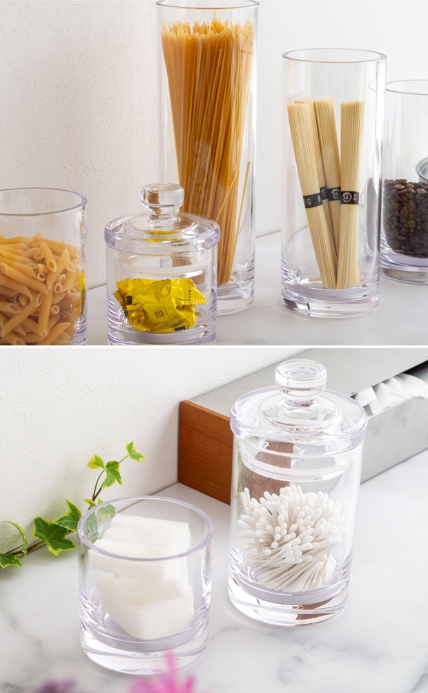 ポリカーボネート 花瓶 割れない 軽い 割れない花瓶 小さい フラワーベース PC straight-R 高さ15cm 直径10cm CLAY クレイ