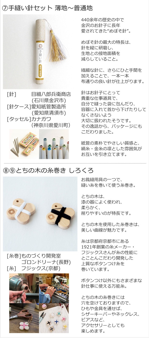 ITEM LIST7、8、9