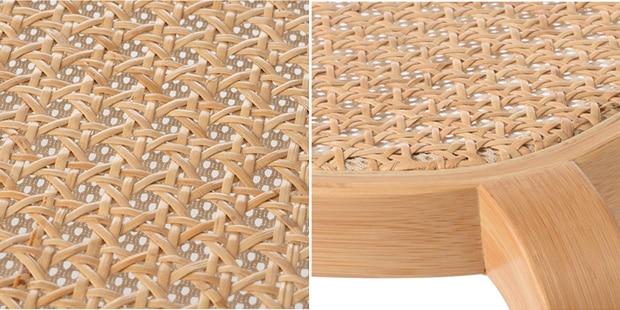 GUDEE ロッキングスツール スツール 椅子 おしゃれ シンプル 木製 竹 バンブー 籐 ラタン TRIRO Natural bamboo rocking stool GudeeLife　GUDEE