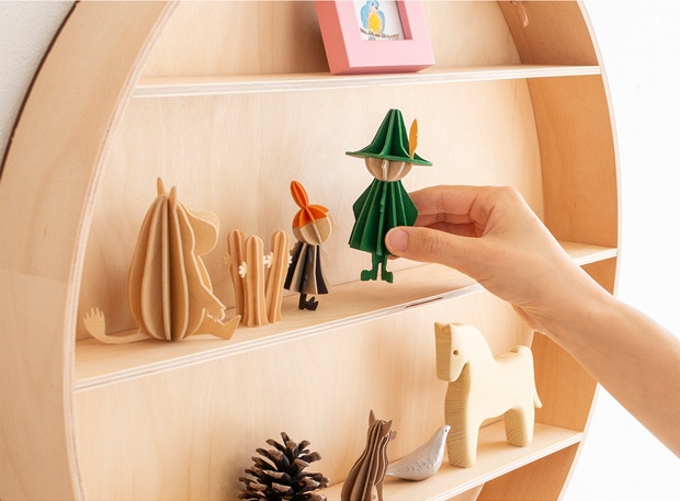 Ferm Living ファームリビング ラウンドドーム 吊り棚 ハンギングシェルフ 木製 北欧 デンマーク