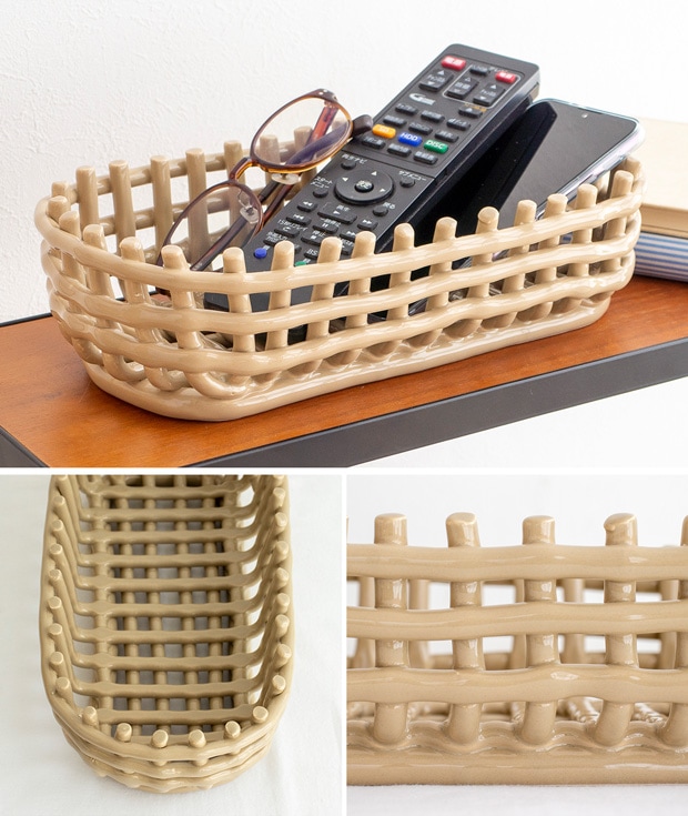Ferm Living ファームリビング セラミックバスケット オーバル