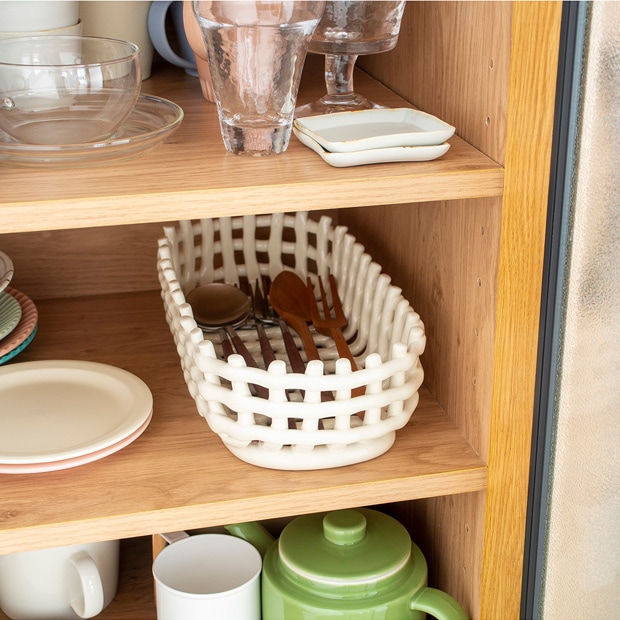 Ferm Living ファームリビング セラミックバスケット オーバル