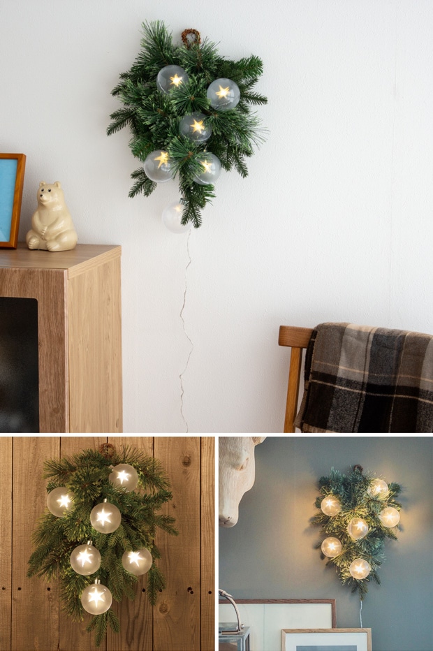 イルミネーション ライト LED SPARKLE STARWREATH スパークルスターリース 星 リース クリスマス 飾り 光る ストリングライト 電球 アドアート