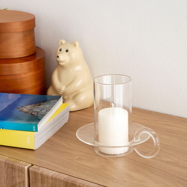 Ferm Living ファームリビング Luce Candle Holder ルース キャンドル ホルダー ガラス 北欧 デンマーク インテリア雑貨 雑貨【 日本正規代理店品 】
