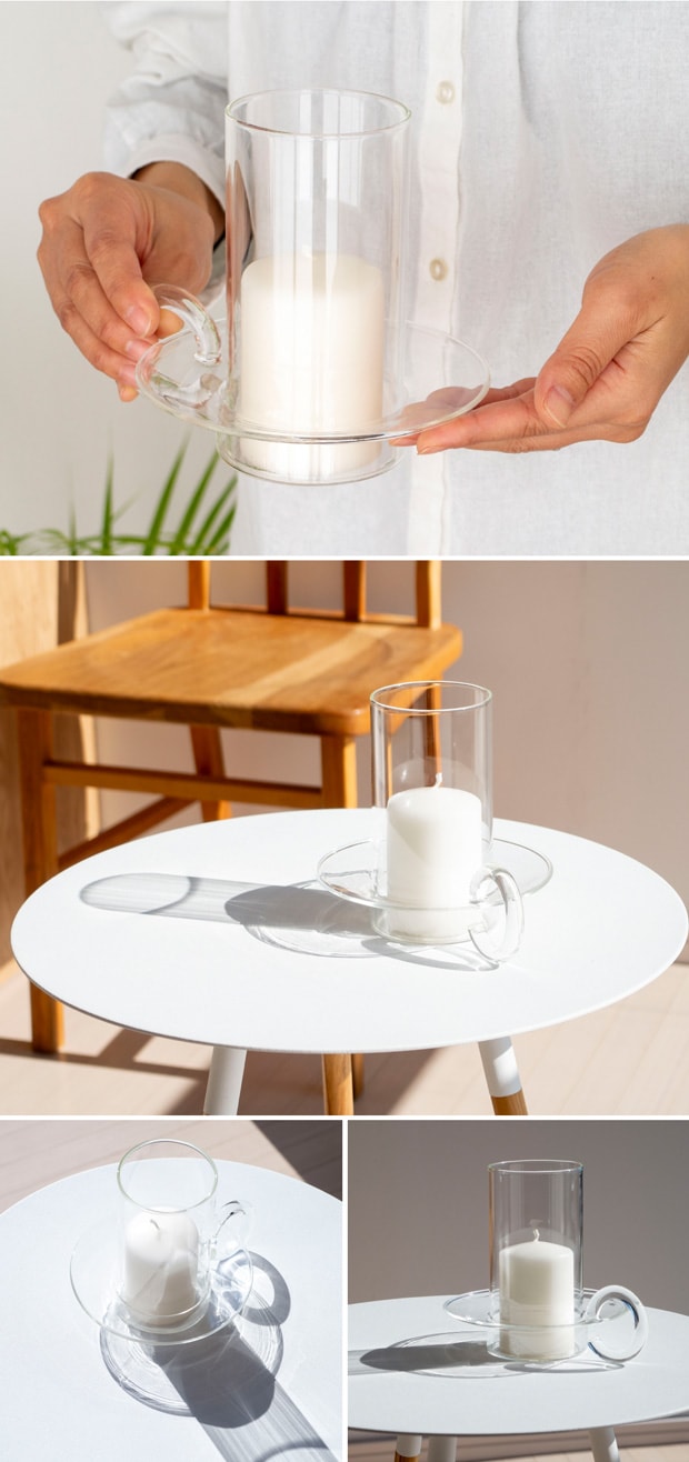 Ferm Living ファームリビング Luce Candle Holder ルース キャンドル ホルダー ガラス 北欧 デンマーク インテリア雑貨 雑貨【 日本正規代理店品 】