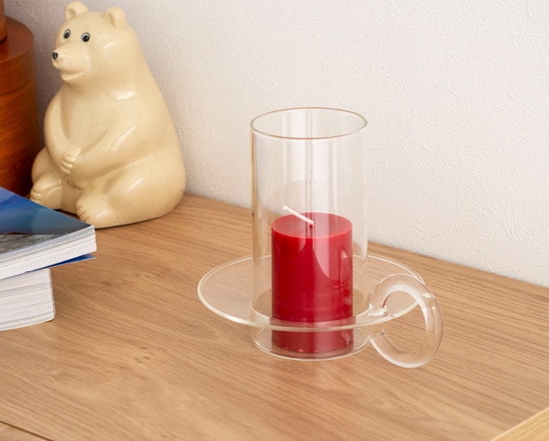Ferm Living ファームリビング Luce Candle Holder ルース キャンドル ホルダー ガラス 北欧 デンマーク インテリア雑貨 雑貨【 日本正規代理店品 】