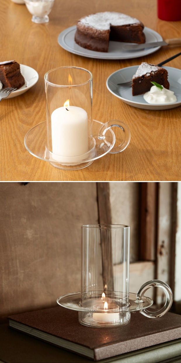 Ferm Living ファームリビング Luce Candle Holder ルース キャンドル ホルダー ガラス 北欧 デンマーク インテリア雑貨 雑貨【 日本正規代理店品 】