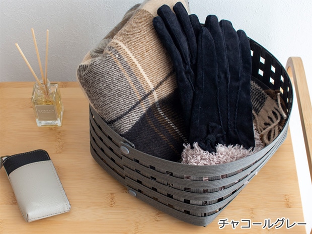 Bandc バンドシー バスケット S2 収納バスケット おしゃれ 和紙 クラフトバンド 紙製 収納かご 小物入れ 日本製