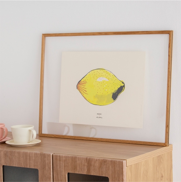 ポスター 北欧 30×40 cm レモン 果物 MADO × Soft Gallery Lemon デンマーク アートポスター マド ソフトギャラリー 北欧デザイン