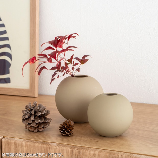 COOEE Design クーイーデザイン Ball Vase 10cm フラワーベース ボールベース 花びん 花器 北欧 磁器 【 日本正規代理店品 】