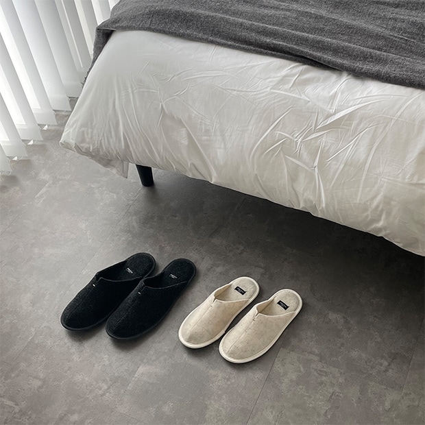 rooms easyWASH ルームズ Lサイズ 25～27cm ルームスリッパ 無地 フロンティア FRONTIER