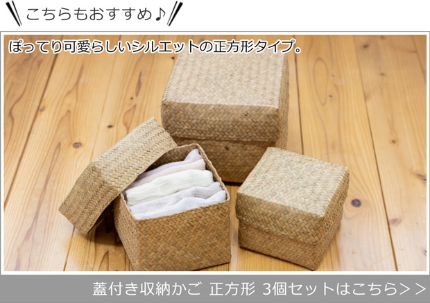 収納かご 正方形 3個セット