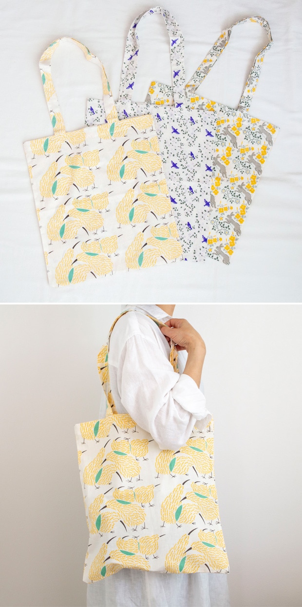 ハンカチ インド綿 ブロックプリントハンカチ 54×54cm 大判 おしゃれ sotlight ソットライト POTPURRI ポトペリー キーウィ ウサギ 鳥