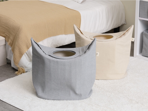 GUDEE 折りたたみ 収納ボックス ランドリーバスケット 70L 布 収納バスケット 縦型 バッグ ALFIO GudeeLife グディ