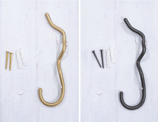 Ferm Living ファームリビング Curvature Hook カーバチュア フック ブラス ブラックブラス