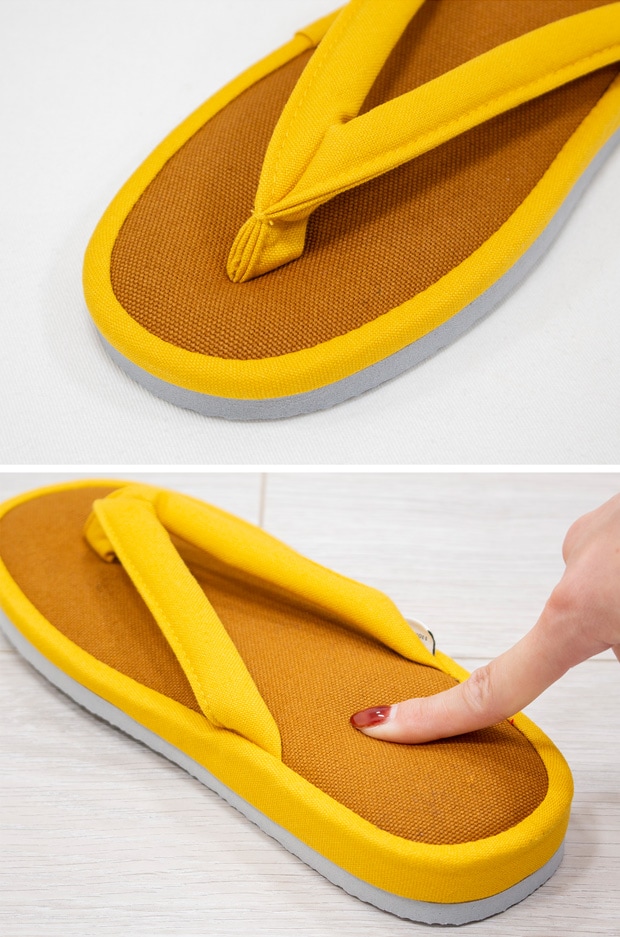 ABE HOME SHOES 帆布草履 Lサイズ 25～27cm 室内履き ルームシューズ 夏 洗える 洗濯機 日本製 阿部産業