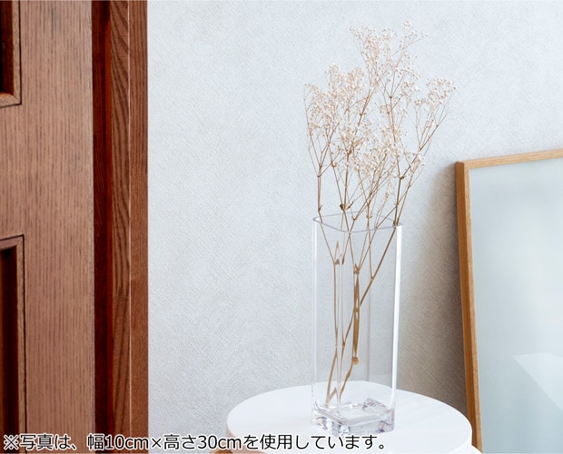 ポリカーボネート 花瓶 割れない 軽い 割れない花瓶 枝もの 大きい フラワーベース スクエア PC quadrangular 高さ35cm 幅12.5cm CLAY クレイ