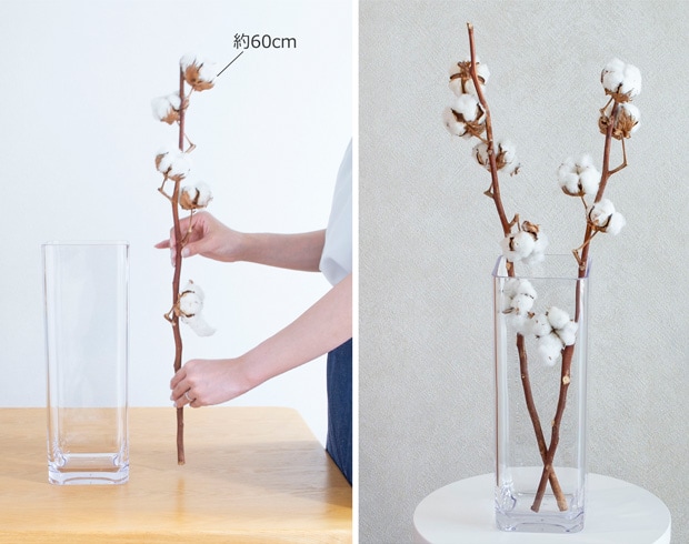 ポリカーボネート 花瓶 割れない 軽い 割れない花瓶 枝もの 大きい フラワーベース スクエア PC quadrangular 高さ35cm 幅12.5cm CLAY クレイ