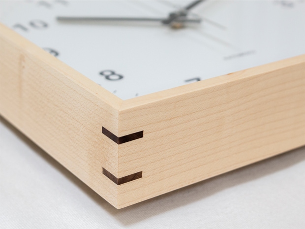 加藤木工 カトモク 掛け時計 KATOMOKU plywood wall clock 18 掛時計 木製 電波時計 スイープムーブメント 日本製 KM-110