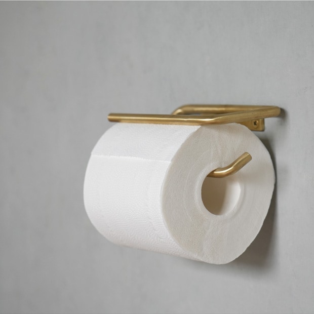 kt ペーパーホルダー ブラス トイレットペーパーホルダー シングル 真ちゅう 真鍮 インテリア雑貨 AXCIS アクシス