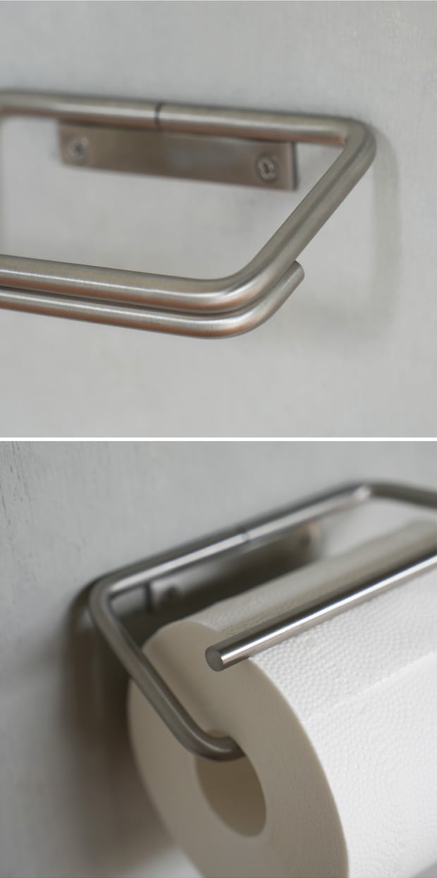 kt ペーパーホルダー ステンレス トイレットペーパーホルダー シングル インテリア雑貨 AXCIS アクシス