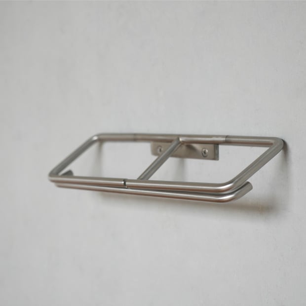 kt ペーパーホルダー ステンレス トイレットペーパーホルダー ダブル インテリア雑貨 AXCIS アクシス