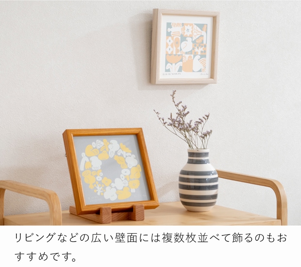 バーズワーズ シルクスクリーン15 birds&flowers バーズ フラワー