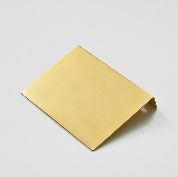 Brass Plate Shelf S ブラス ウォールシェルフ パーツ 壁付け棚 壁掛け棚、ディスプレイ棚 真ちゅう 真鍮 インテリア雑貨 AXCIS アクシス