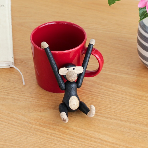 カイボイスン モンキー ミニ MONKEY MINI ブラック KAY BOJESEN DENMARK カイ・ボイスン デンマーク 北欧 雑貨 木製