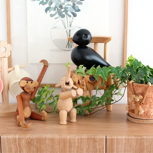 カイボイスン モンキー ミニ MONKEY MINI ブラック KAY BOJESEN DENMARK カイ・ボイスン デンマーク 北欧 雑貨 木製