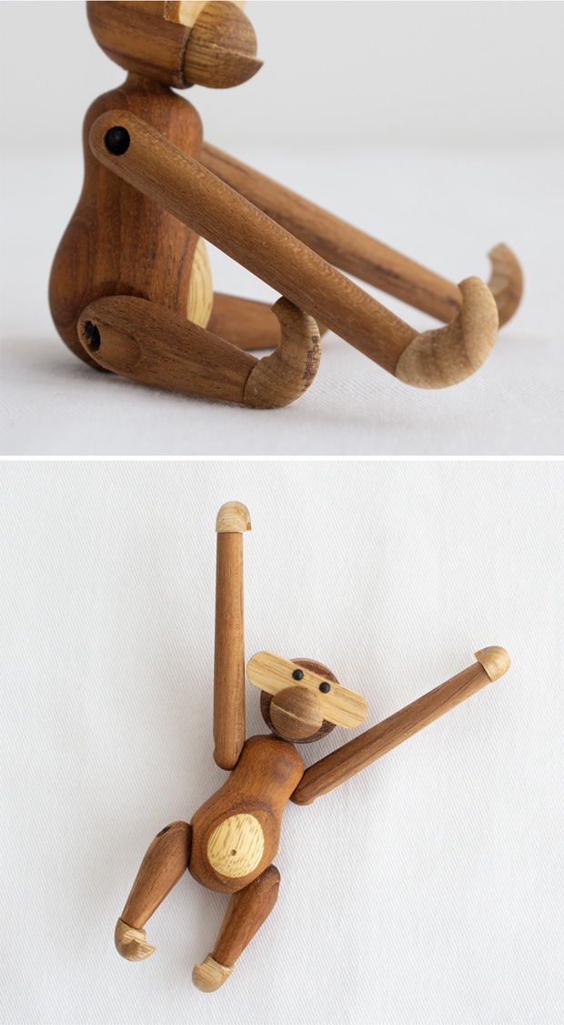 カイボイスン モンキー ミニ MONKEY MINI ブラック KAY BOJESEN DENMARK カイ・ボイスン デンマーク 北欧 雑貨 木製