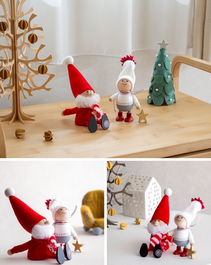 ノルディカニッセ 2点 セット 2025 新作 星を見上げるサンタ ＋ 星を見上げる男の子 NORDIKA nisse