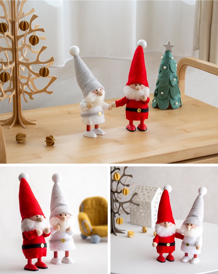 ノルディカニッセ 2点 セット 2025 新作 サンタ フェルトシリーズ ＋ サイレントナイトシリーズ NORDIKA nisse