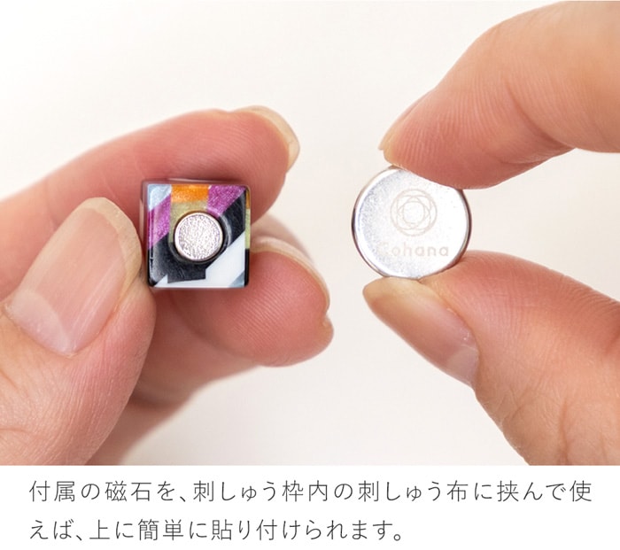 Cohana 鯖江のニードルマインダー 針休め ピンクッション 針山 日本製 Made in Japan コハナ KAWAGUCHI 裁縫道具