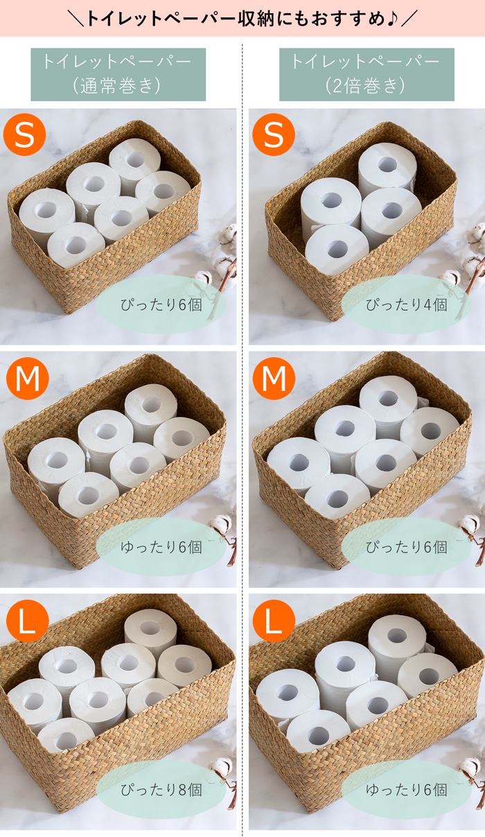 蓋付き 収納かご M 2個セット 幅36cm 長方形 ふた付き四角BOX バスケット 深型 サイアム カチュー 水草 天然素材 ハンドメイド 収納ボックス 水草のかご Siam タイプB
