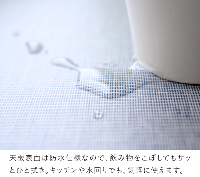 Gudee グディ キッチンワゴン 2段 木製 サイドテーブル キャスター付き トレー 竹 布 円形 丸型 ROCA GudeeLife