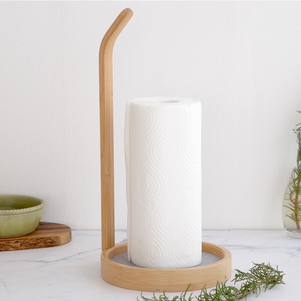 GUDEE キッチンペーパーホルダー 縦型 木製 竹 キッチンペーパースタンド DOI KitchenPaper towel holder GudeeLife　GUDEE